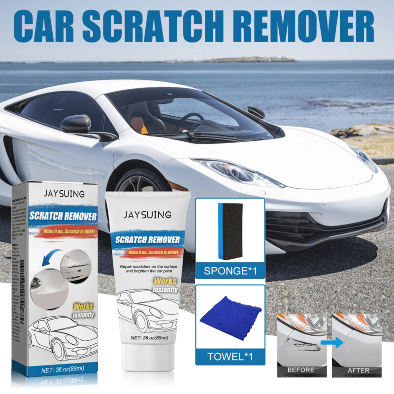 Jaysuing Fast-Acting Car Scratch Repair Cream – Surface-Safe Paint Polishing & Maintenance - Image 2