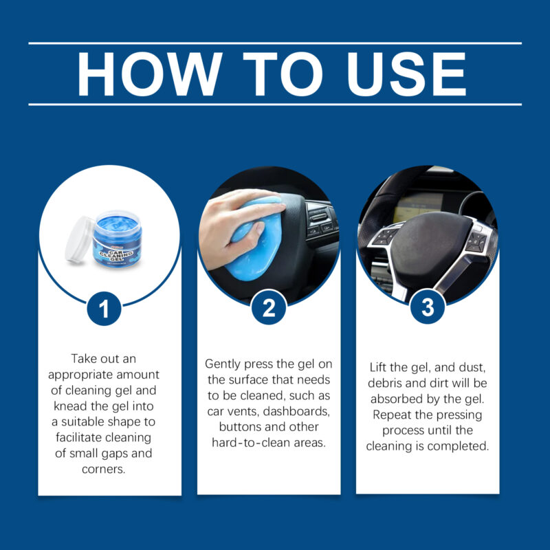 Multi-Function Car Interior Cleaning Gel – Safe, Fast-Acting Auto Gap Cleaner - Image 6