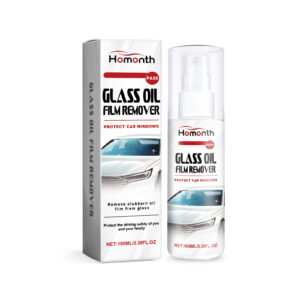 Multi-functional car glass cleaner removing oil film safely