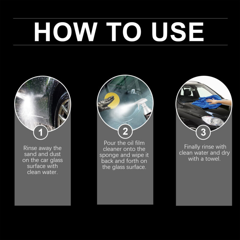 Multi-Functional Car Windshield Cleaner: Fast-Acting Oil Film Remover, Surface-Safe - Image 6