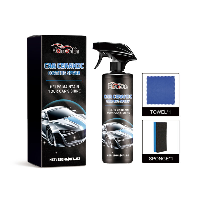 Fast-acting car ceramic coating spray for safe surface protection