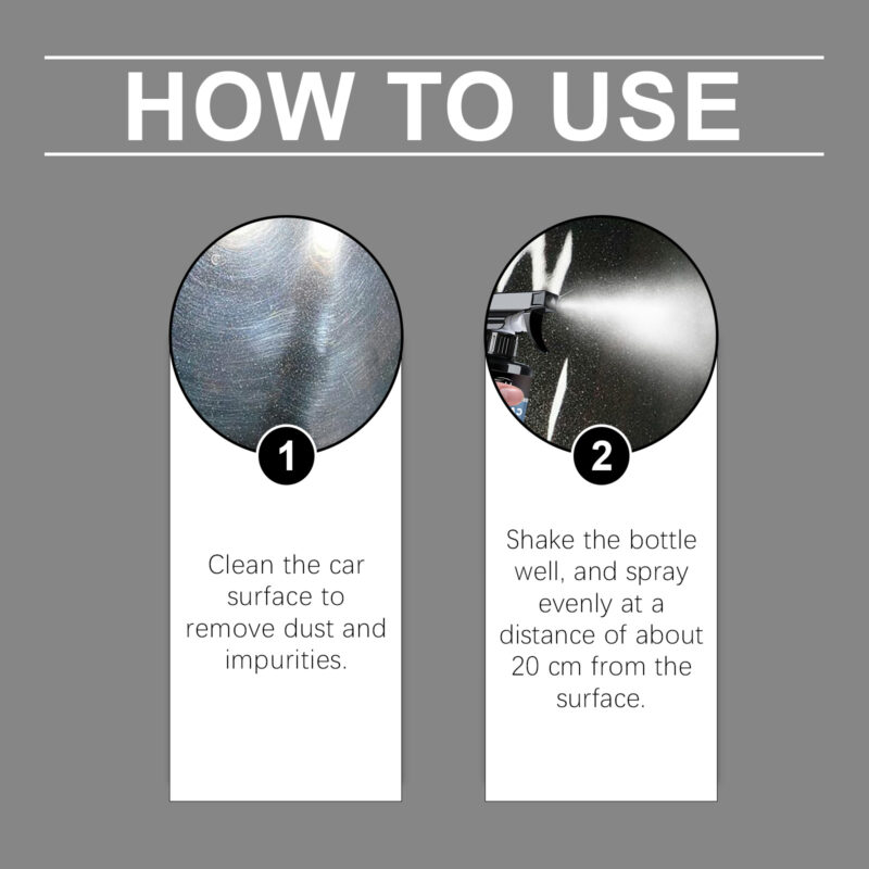 Multi-Purpose Car Ceramic Coating Spray: Scratch Repair, Surface Protection - Image 6