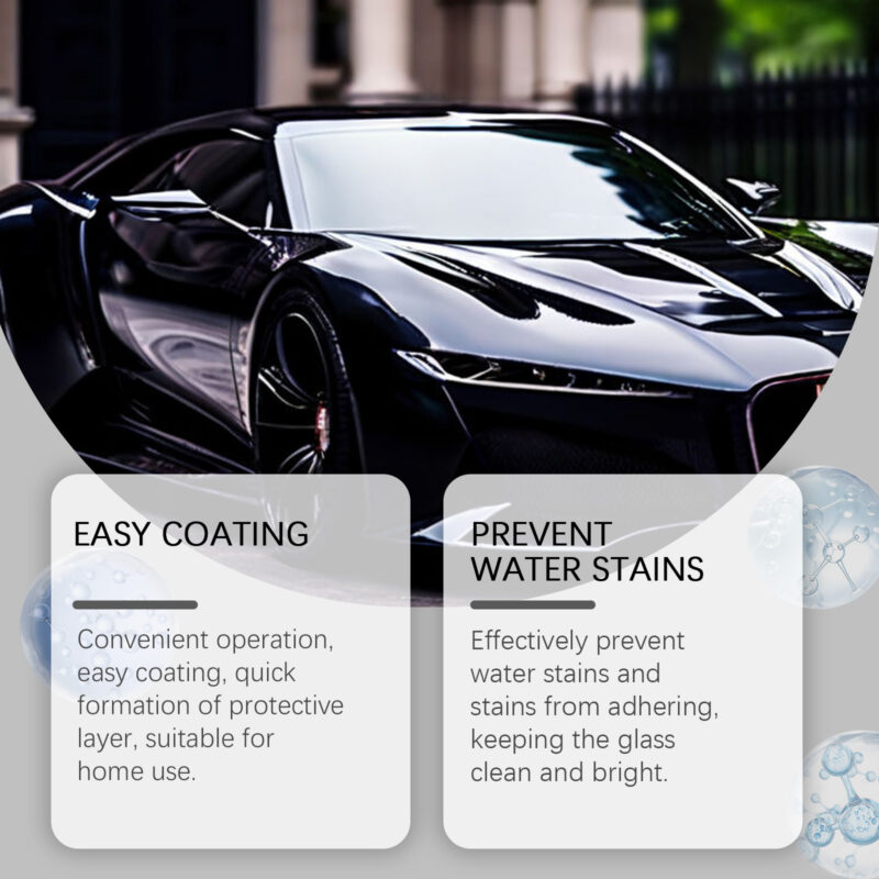 Multi-Purpose Car Ceramic Coating Wax – Glass Oil Film Cleaner, Protective Formula - Image 3