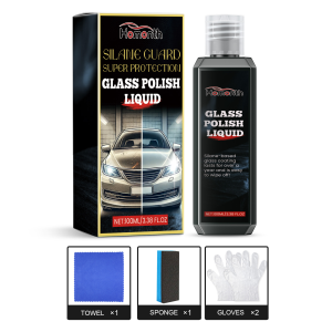 Multi purpose car ceramic coating wax for glass oil film cleaning and protection