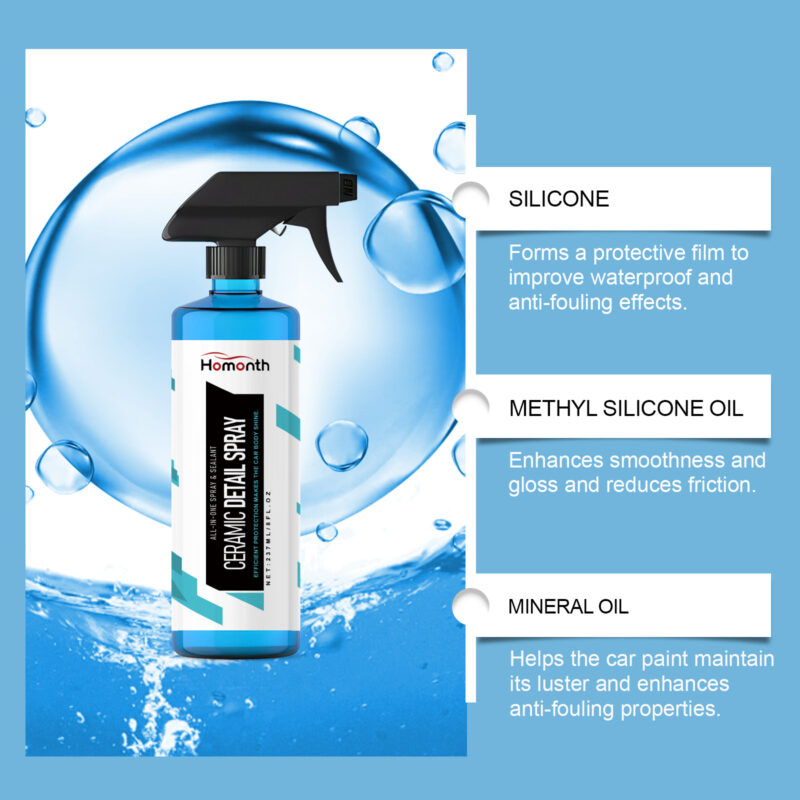 Multi-Purpose Car Ceramic Spray: Fast-Acting Waterproof Coating & Protective Formula - Image 3