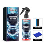 Multi-purpose fast-acting car cleaner for interior and exterior surfaces