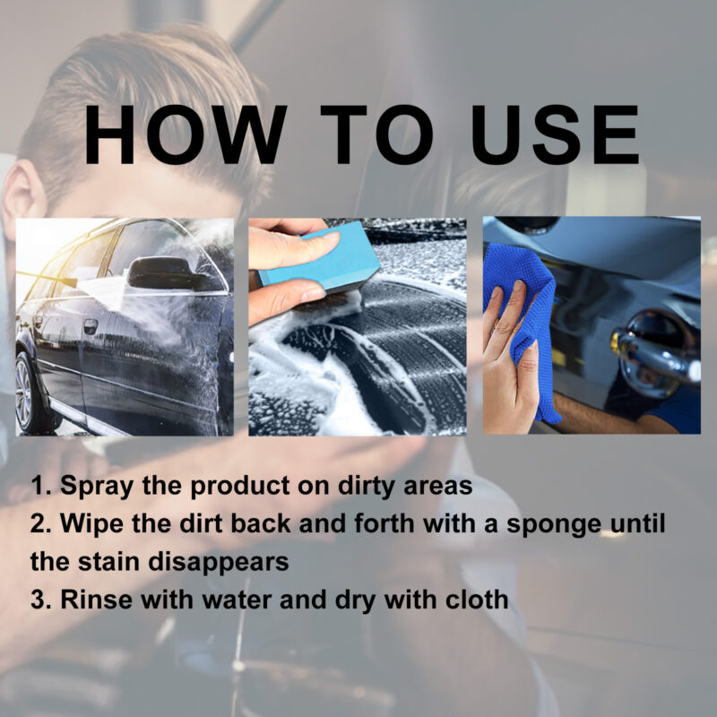 Multi-Purpose Car Cleaner: Fast-Acting Interior/Exterior Formula – Safe & Protective - Image 5
