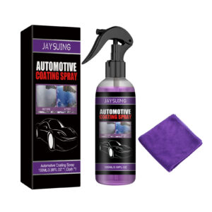Multi-purpose car cleaner and protective polish safe for interiors and paint surfaces