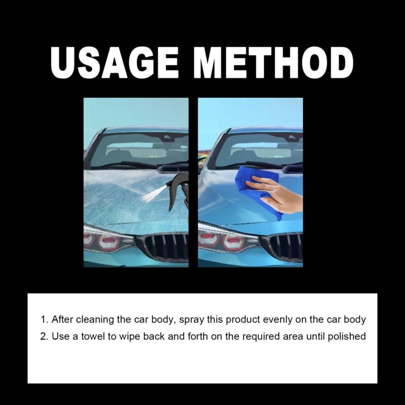 Multi-Purpose Car Coating Agent – Hydrophobic Polish, Protective Formula for Vehicle Maintenance - Image 6