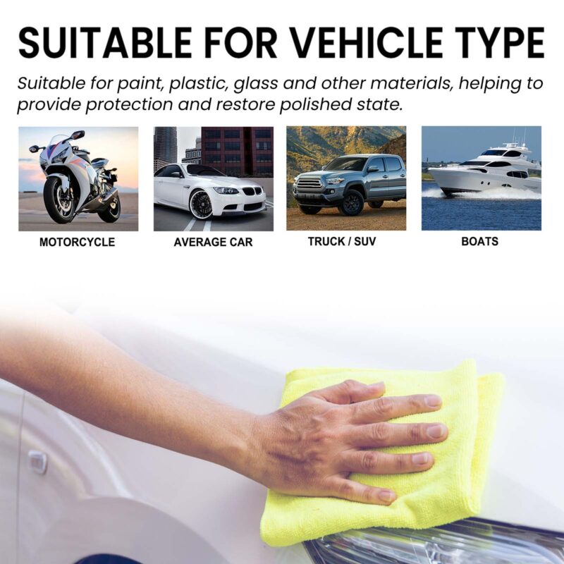 Multi-Purpose Car Coating Agent – Hydrophobic Polish, Protective Formula for Vehicle Maintenance - Image 4