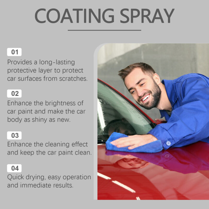 Multi-Purpose Car Coating: Fast-Acting Interior Cleaner & Rust Protective Formula - Image 4