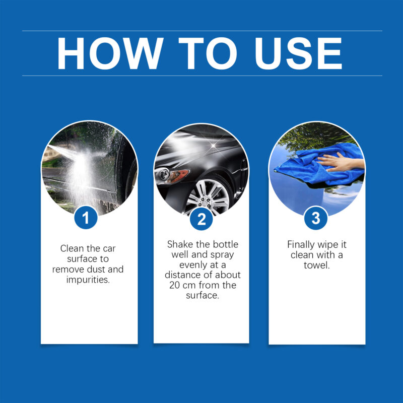 Multi-Purpose Car Coating Spray: Fast-Acting, Surface-Safe Paint Protection - Image 6