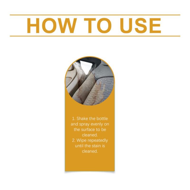 Multi-Purpose Car Foam Cleaner: Fast-Acting Interior Decontamination & Surface-Safe Protection - Image 6