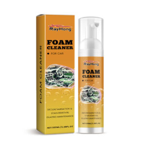 Multi-purpose car foam cleaner fast-acting interior decontamination spray