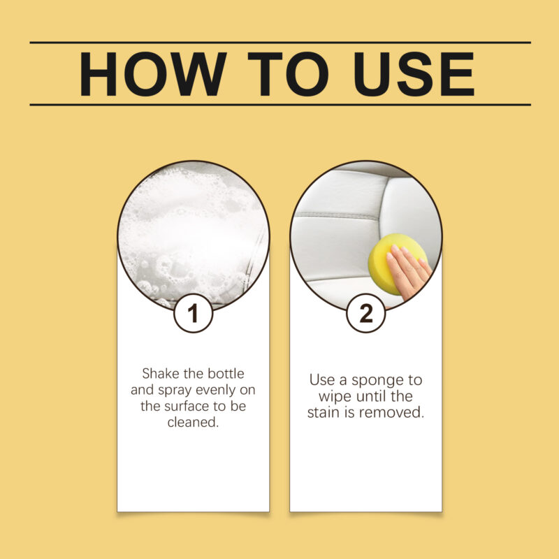 Multi-Purpose Car Foam Cleaner: Interior Seat, Surface-Safe Protective Formula - Image 6