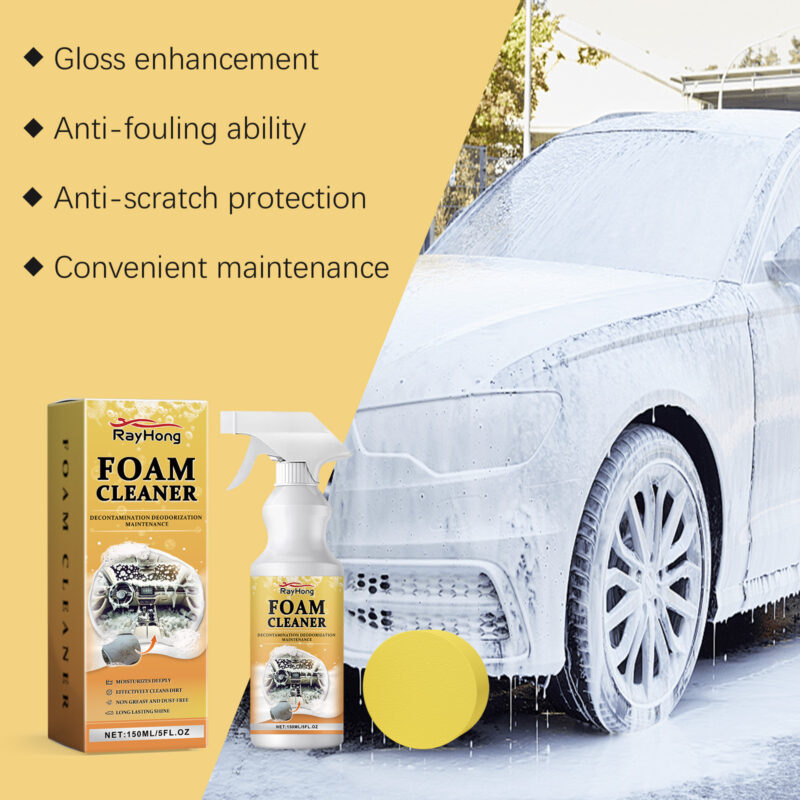 Multi-Purpose Car Foam Cleaner: Interior Seat, Surface-Safe Protective Formula - Image 4