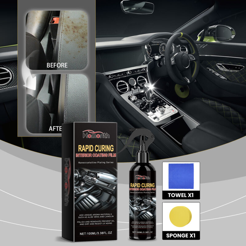 Multi-Purpose Car Interior Cleaner: Deep Cleaning, Protective Coating, Surface-Safe - Image 2