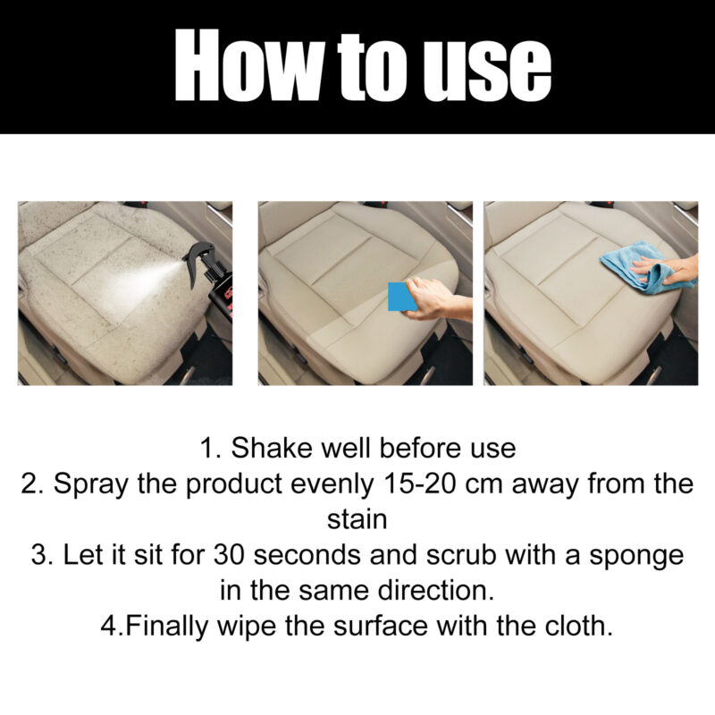 Multi-Purpose Car Interior Cleaner – Fast-Acting, Surface-Safe Protective Formula - Image 6