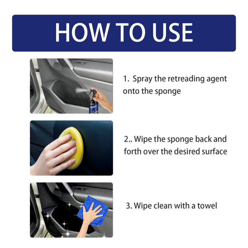 Multi-Purpose Car Interior Cleaner: Fast-Acting, Surface-Safe Formula for Dust & Stain Removal - Image 6