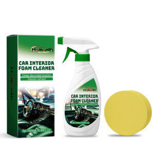 Multi-purpose car interior cleaner fast-acting formula removes tough stains