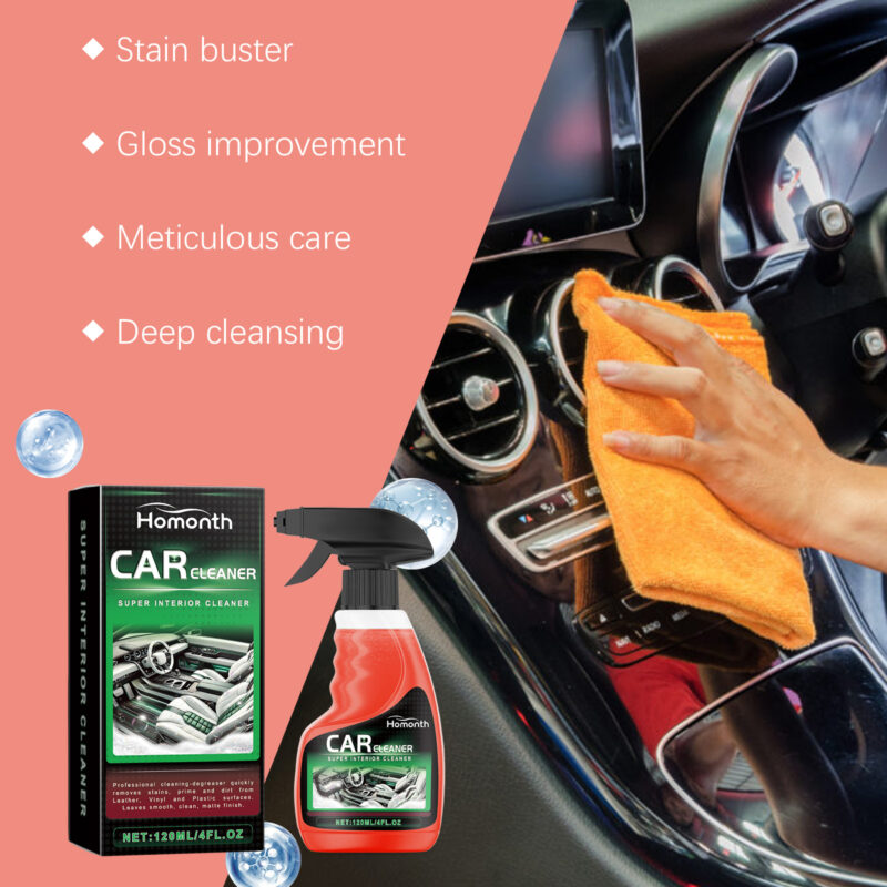Multi-Purpose Car Interior Cleaner: Fast-Acting, Safe Surface Formula – Car Care Essential - Image 4