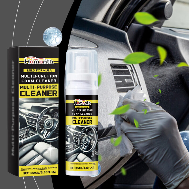 Multi-Purpose Car Interior Cleaner – Fast-Acting, Safe Formula for Seats & Steering Wheels - Image 2