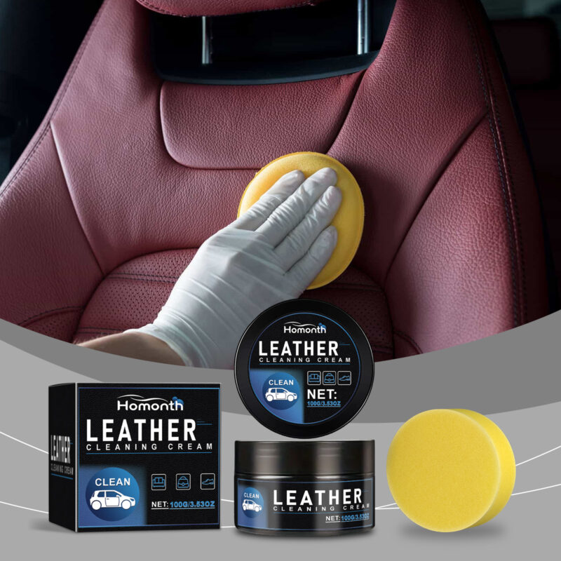 Multi-Purpose Car Interior Cleaner & Leather Care Cream – Protective, Surface-Safe Formula - Image 2