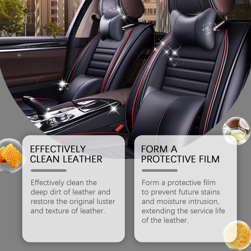 Multi-Purpose Car Interior Cleaner & Leather Care Cream – Protective, Surface-Safe Formula - Image 3