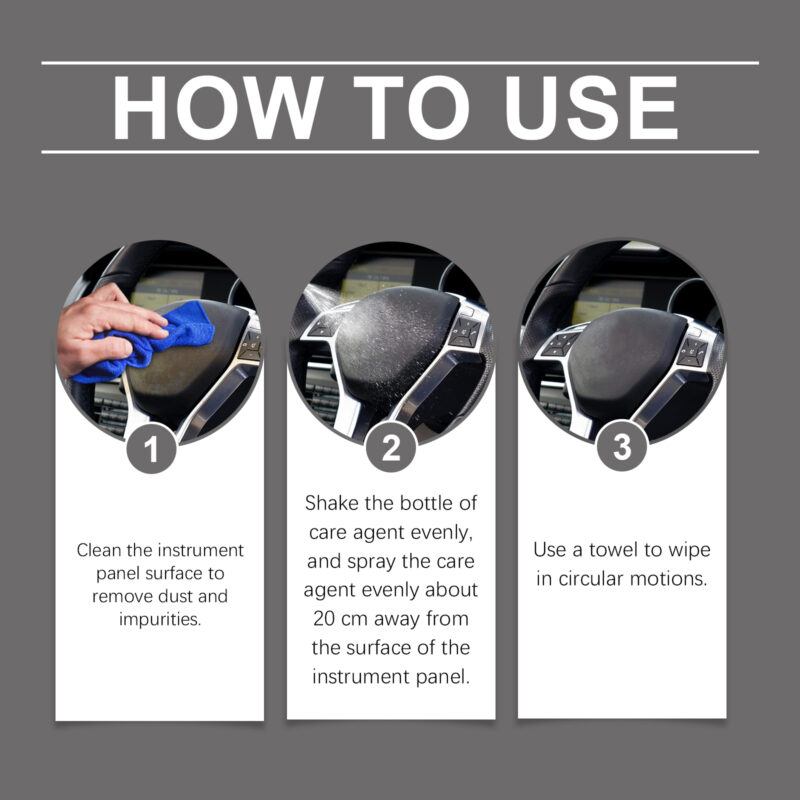 Multi-Purpose Car Interior Cleaner & Leather Polish - Safe, Fast-Acting Dashboard Care - Image 6