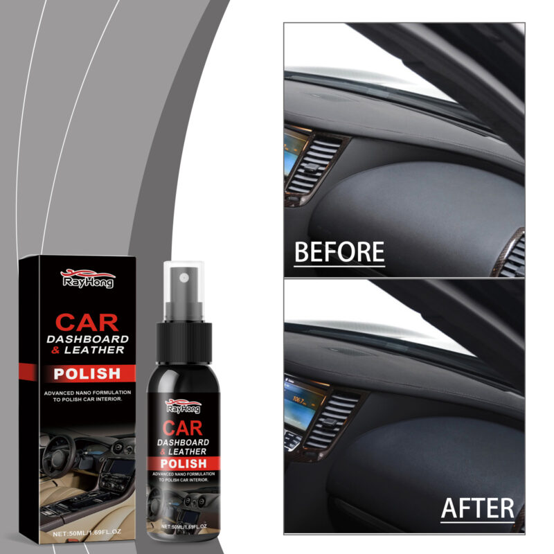 Multi-Purpose Car Interior Cleaner & Leather Polish - Safe, Fast-Acting Dashboard Care - Image 2