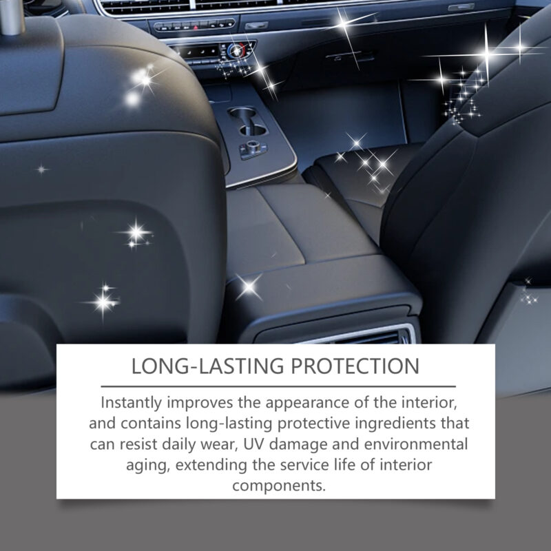 Multi-Purpose Car Interior Cleaner & Leather Polish - Safe, Fast-Acting Dashboard Care - Image 3