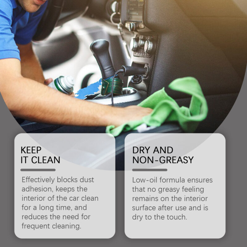 Multi-Purpose Car Interior Cleaner & Leather Polish - Safe, Fast-Acting Dashboard Care - Image 4