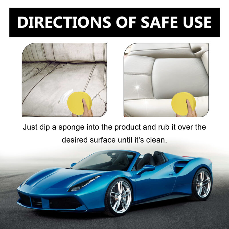 Multi-Purpose Car Interior Cleaner | Leather Reconditioner, Safe Surface Care - Image 6