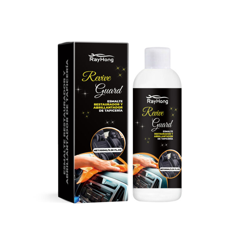 Multi-purpose car interior cleaner and protective polish for fast-acting surface-safe care