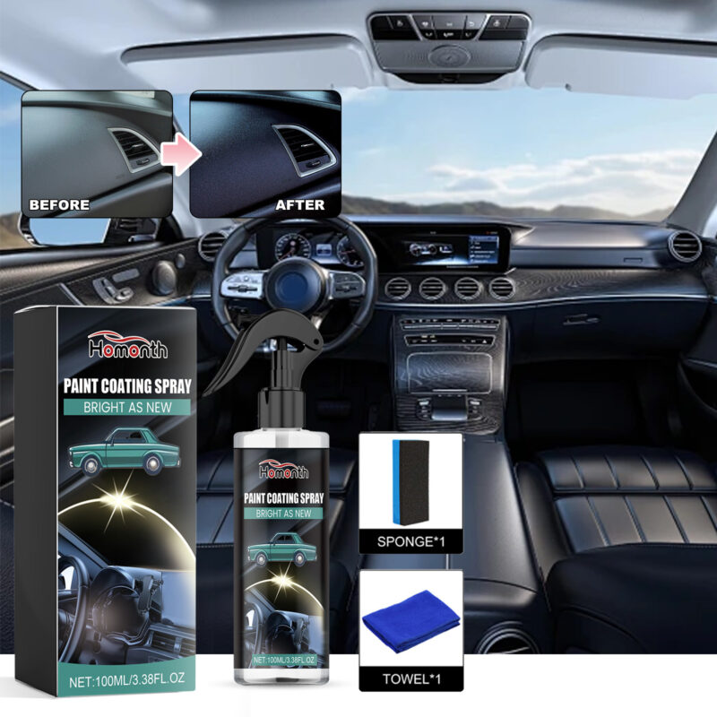 Multi-Purpose Car Interior Cleaner & Protective Polish – Safe for Upholstery, Panels - Image 2