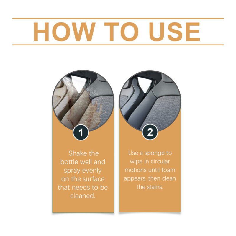 Multi-Purpose Car Interior Foam Cleaner – Fast-Acting, Surface-Safe Protective Formula - Image 6