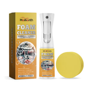 Multi-purpose car interior foam cleaner fast-acting surface-safe formula for upholstery dashboard