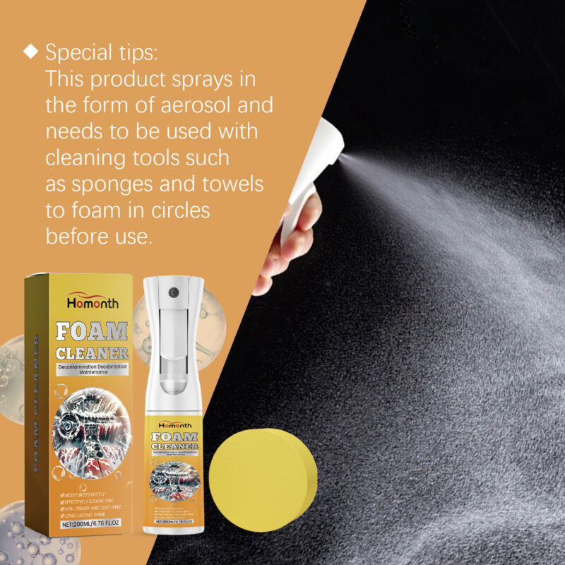 Multi-Purpose Car Interior Foam Cleaner – Fast-Acting, Surface-Safe Protective Formula - Image 4