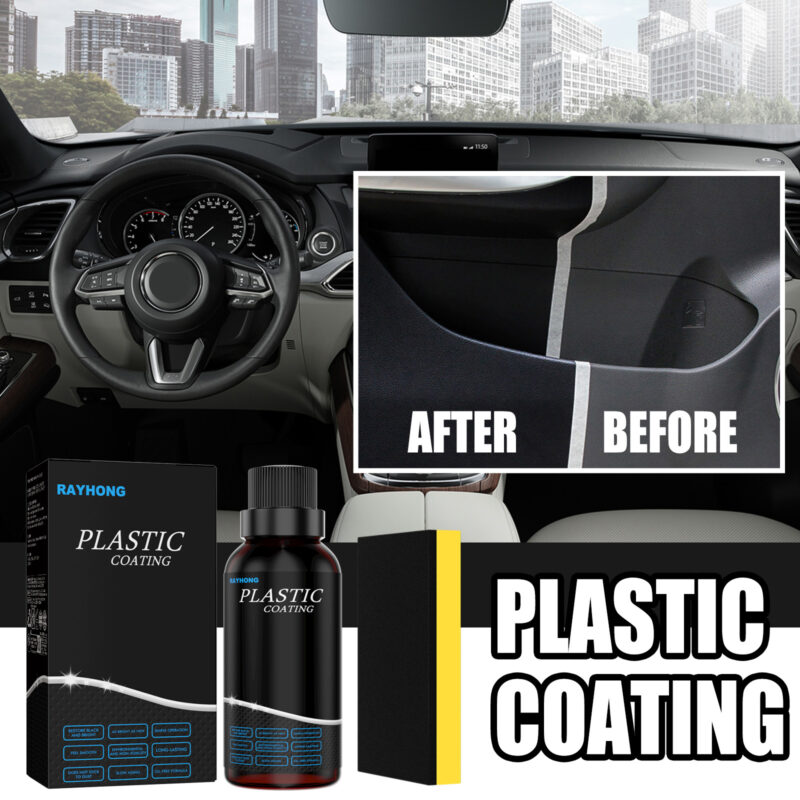 Multi-Purpose Car Interior Plastic Refurbisher – Surface-Safe Protective Formula - Image 2