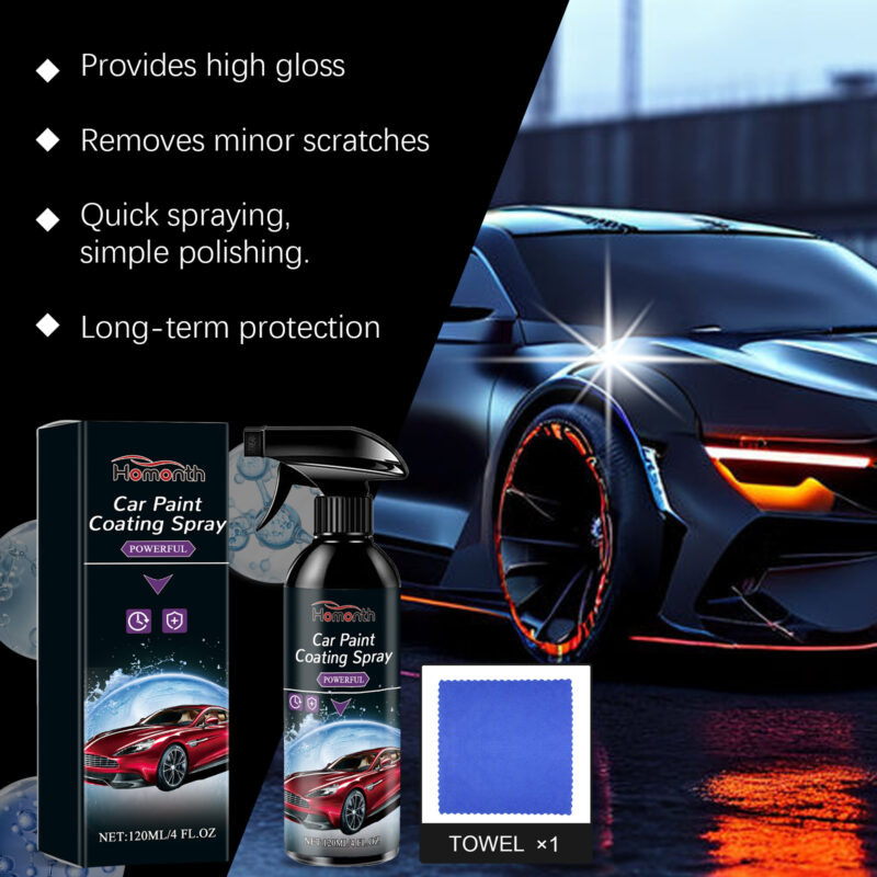 Multi-Purpose Car Paint Protector Spray – Antifouling, Waterproof Coating for Shine - Image 4