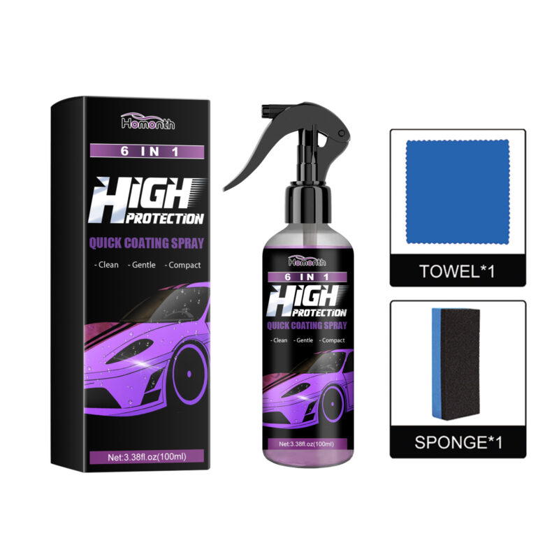 Multi-purpose car protection spray for rust and dirt defense