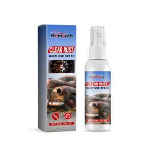 Multi-purpose car rust remover and interior cleaner spray for auto detailing