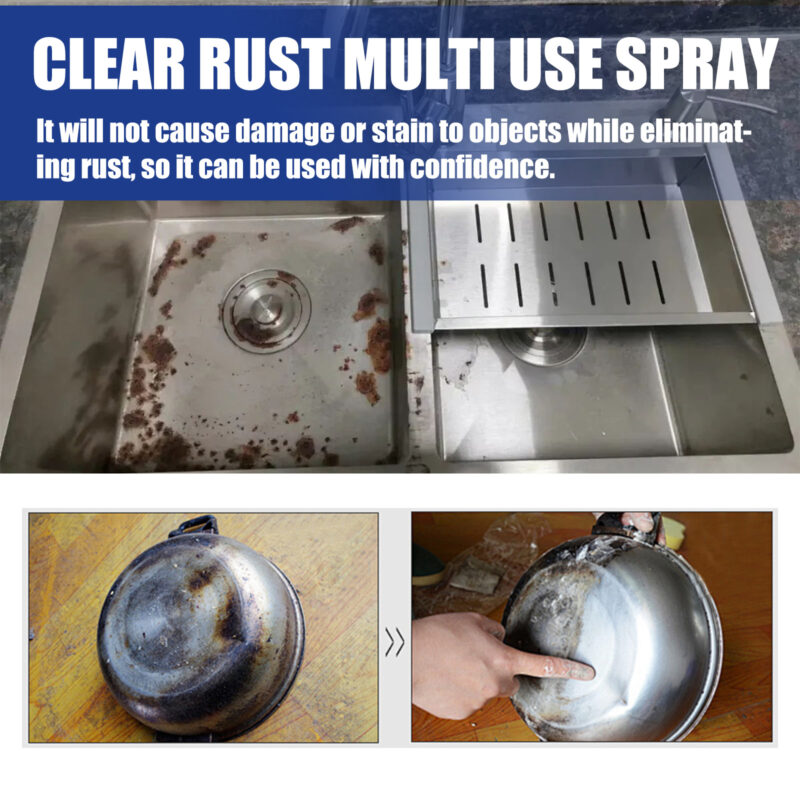 Multi-Purpose Car Rust Remover & Interior Cleaner – Fast-Acting, Surface-Safe Spray - Image 3