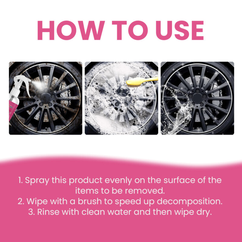 Multi-Purpose Car Rust Remover: Fast-Acting, Surface-Safe for Wheel Hubs & Metal Parts - Image 6