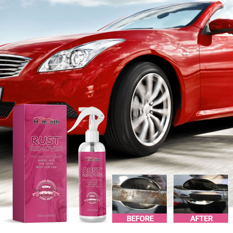 Multi-Purpose Car Rust Remover: Fast-Acting, Surface-Safe for Wheel Hubs & Metal Parts - Image 2