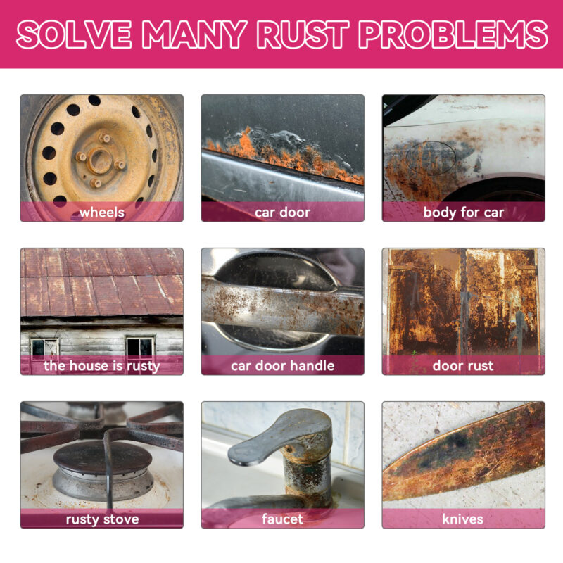 Multi-Purpose Car Rust Remover: Fast-Acting, Surface-Safe for Wheel Hubs & Metal Parts - Image 3