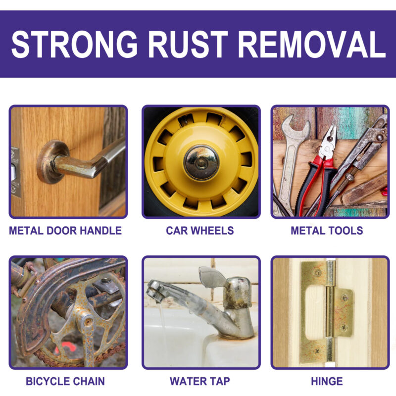 Multi-Purpose Car Rust Remover Spray – Fast-Acting, Safe for Metal, Lubricating & Brightening - Image 4