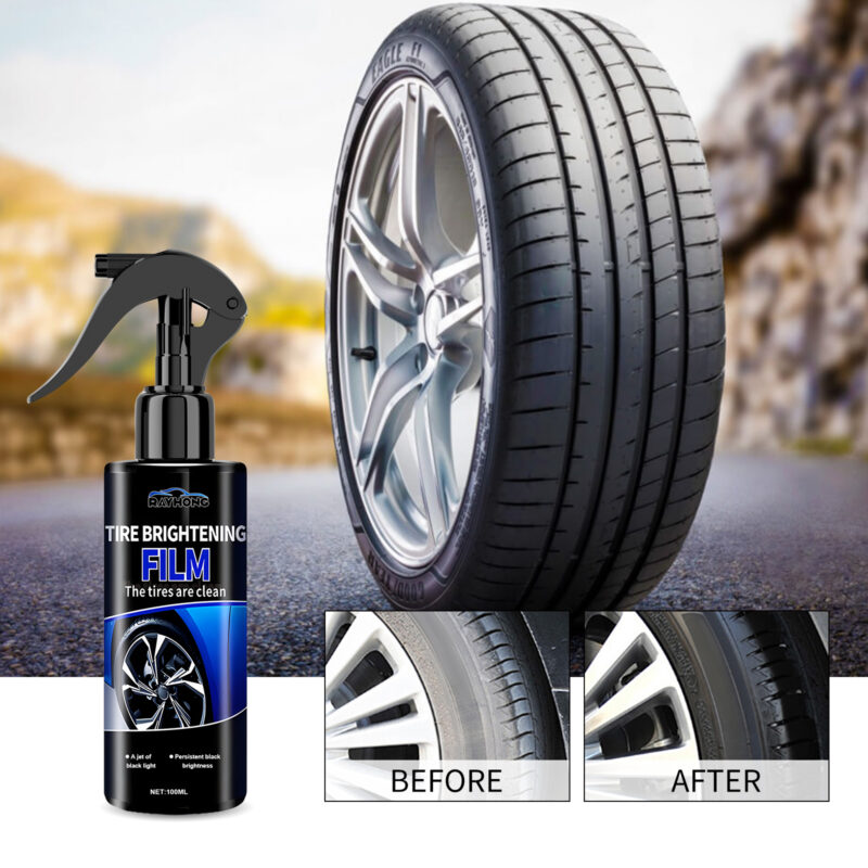 Multi-Purpose Car Tire Brightener & Wheel Protectant – Fast-Acting, Surface-Safe Spray - Image 2