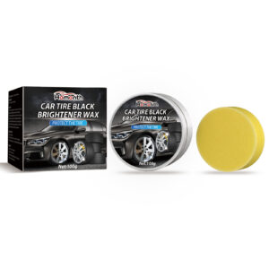 Multi-purpose car tire cleaner with rust removal and polishing wax fast-acting formula