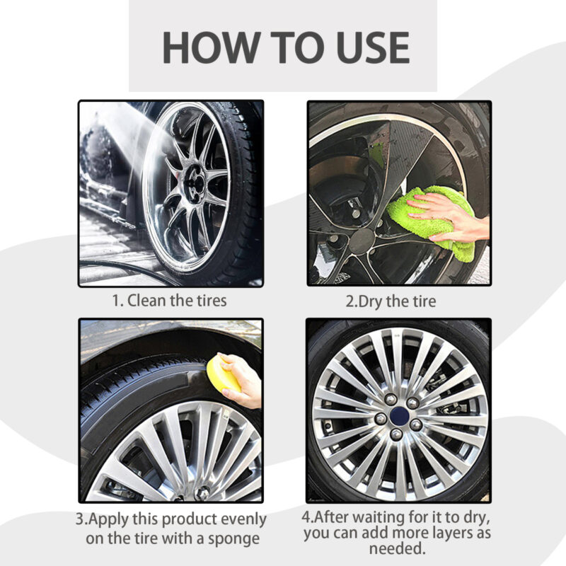 Multi-Purpose Car Tire Cleaner | Rust Removal & Polishing Wax – Fast-Acting, Surface-Safe - Image 5